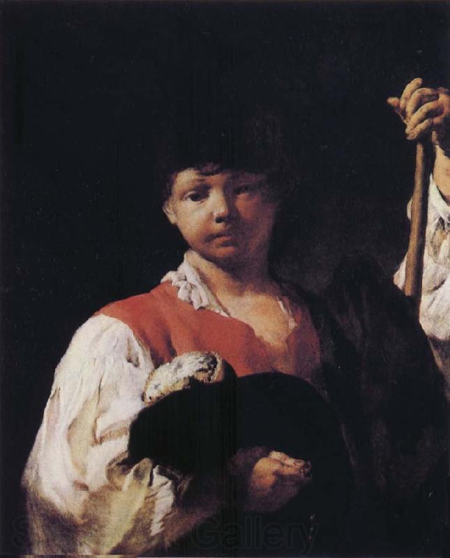 PIAZZETTA, Giovanni Battista Beggar Boy Norge oil painting art
